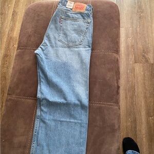 Levi's Men's Light Blue Straight Jeans